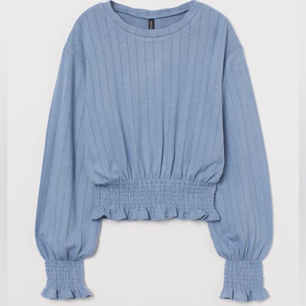 H&M Frill-Trimmed Women’s Blouse